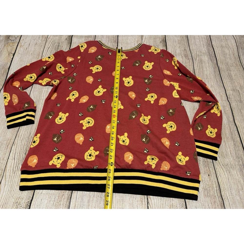 NEW Torrid Winnie the Pooh Cozy Fleece Varsity Pullover Sweatshirt Sz 2 NWT Tb31 - Picture 8 of 8